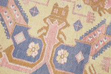 4x9 Old& Vintage Turkish Area Rug