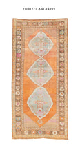 4x9 Old& Vintage Turkish Area Rug
