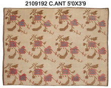 5x4 Old & Vintage Turkish Area Rug