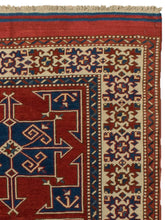 5x7 Red Vintage Turkish Area Rug