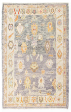 5x8 Purple Vintage Oushak Area Rug
