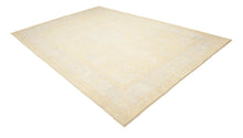 7x11 Yellow Modern Oushak Area Rug