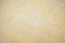 7x11 Yellow Modern Oushak Area Rug