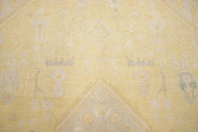 7x11 Yellow Modern Oushak Area Rug