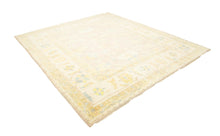 9x10 Blue Modern Oushak Area Rug