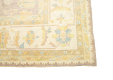 9x10 Blue Modern Oushak Area Rug