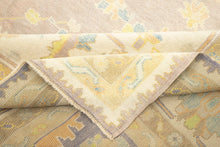 9x10 Blue Modern Oushak Area Rug