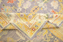 9x11 Purple Vintage Oushak Area Rug