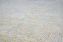 9x12 Blue Modern Oushak Area Rug