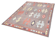 9x12 Colorful Modern Turkish Area Rug