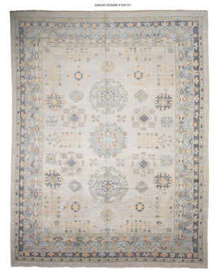 10x13 Modern Oushak Area Rug