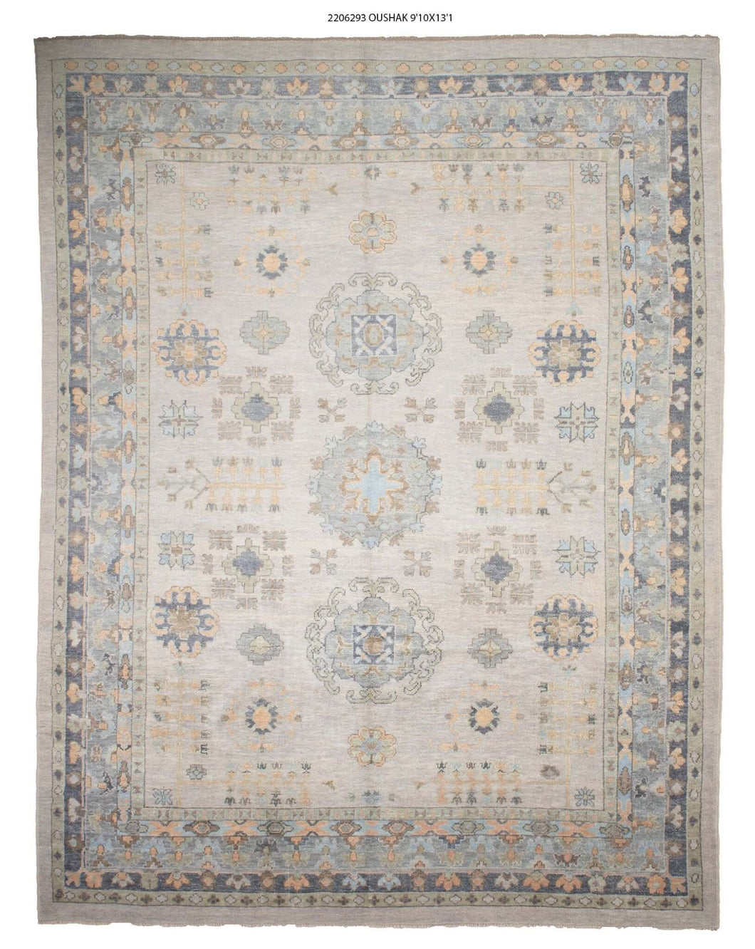 10x13 Modern Oushak Area Rug