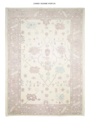 10x14 Modern Oushak Area Rug