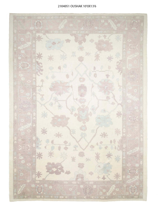 10x14 Modern Oushak Area Rug