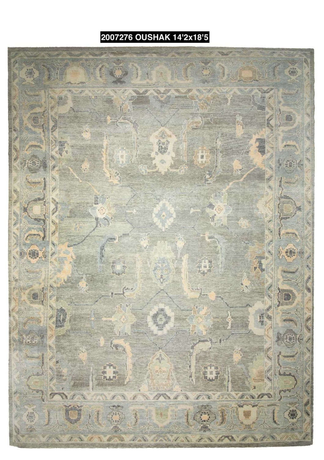 14x18 Modern Turkish Oushak Area Rug