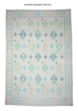 10x14 Modern Oushak Area Rug