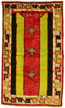 2x4 Red Vintage Turkish Area Rug