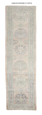 3x10 Modern Oushak Area Runner Rug