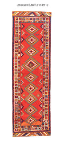 3x10 Old & Vintage Turkish Area Runner Rug