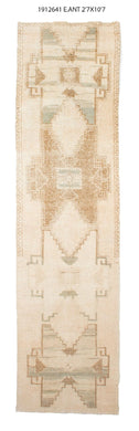 3x11 Old & Vintage Turkish Area Runner Rug