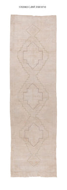 3x11 Old & Vintage Turkish Area Runner Rug