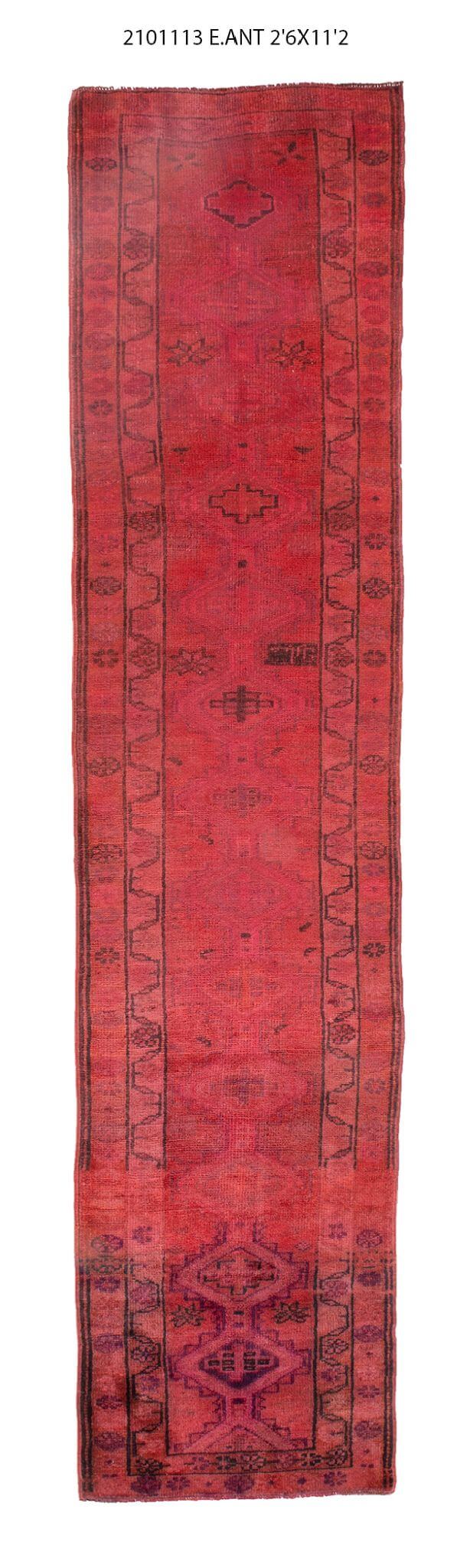 3x11 Old & Vintage Turkish Area Runner Rug