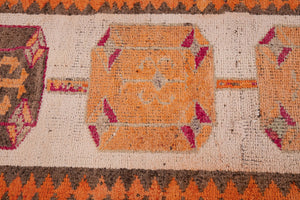 3x12 Old & Vintage Turkish Area Runner Rug