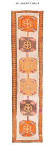 3x12 Old & Vintage Turkish Area Runner Rug