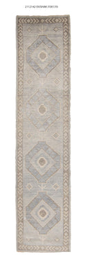 3x13 Modern Oushak Area Runner Rug