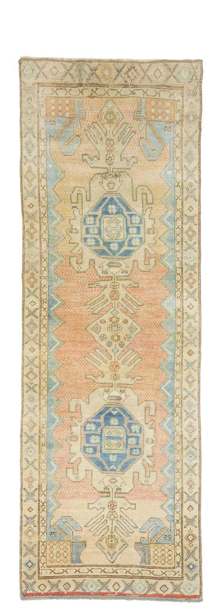 3x9 Old & Vintage Turkish Area Runner