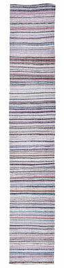 4x21 Colorful Vintage Turkish Runner Rug