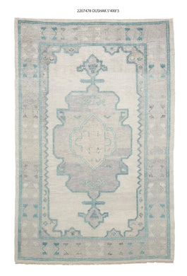 5x8 Modern Oushak Area Rug