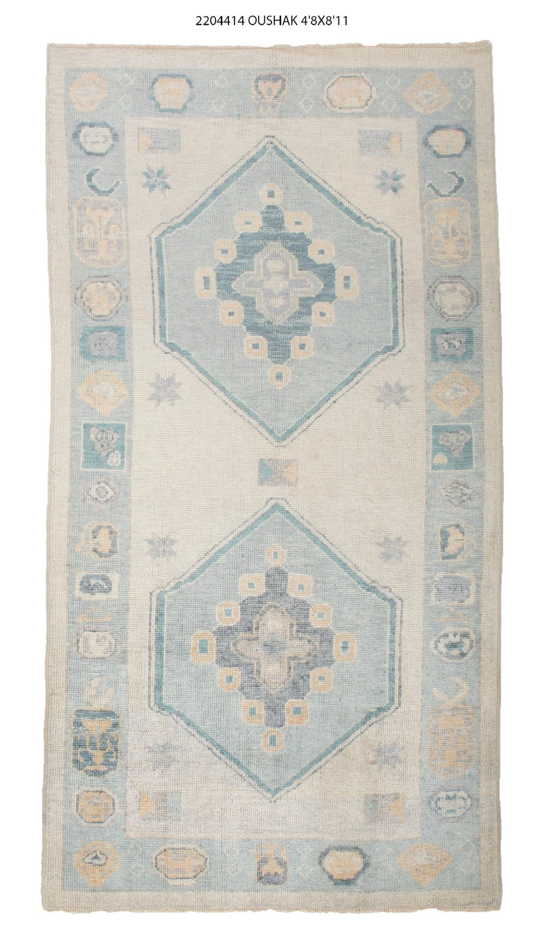 5x9 Modern Oushak Area Rug