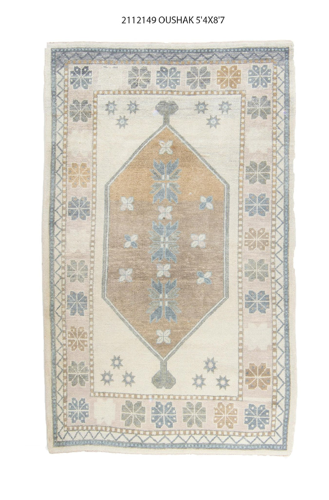 5x9 Modern Oushak Area Rug