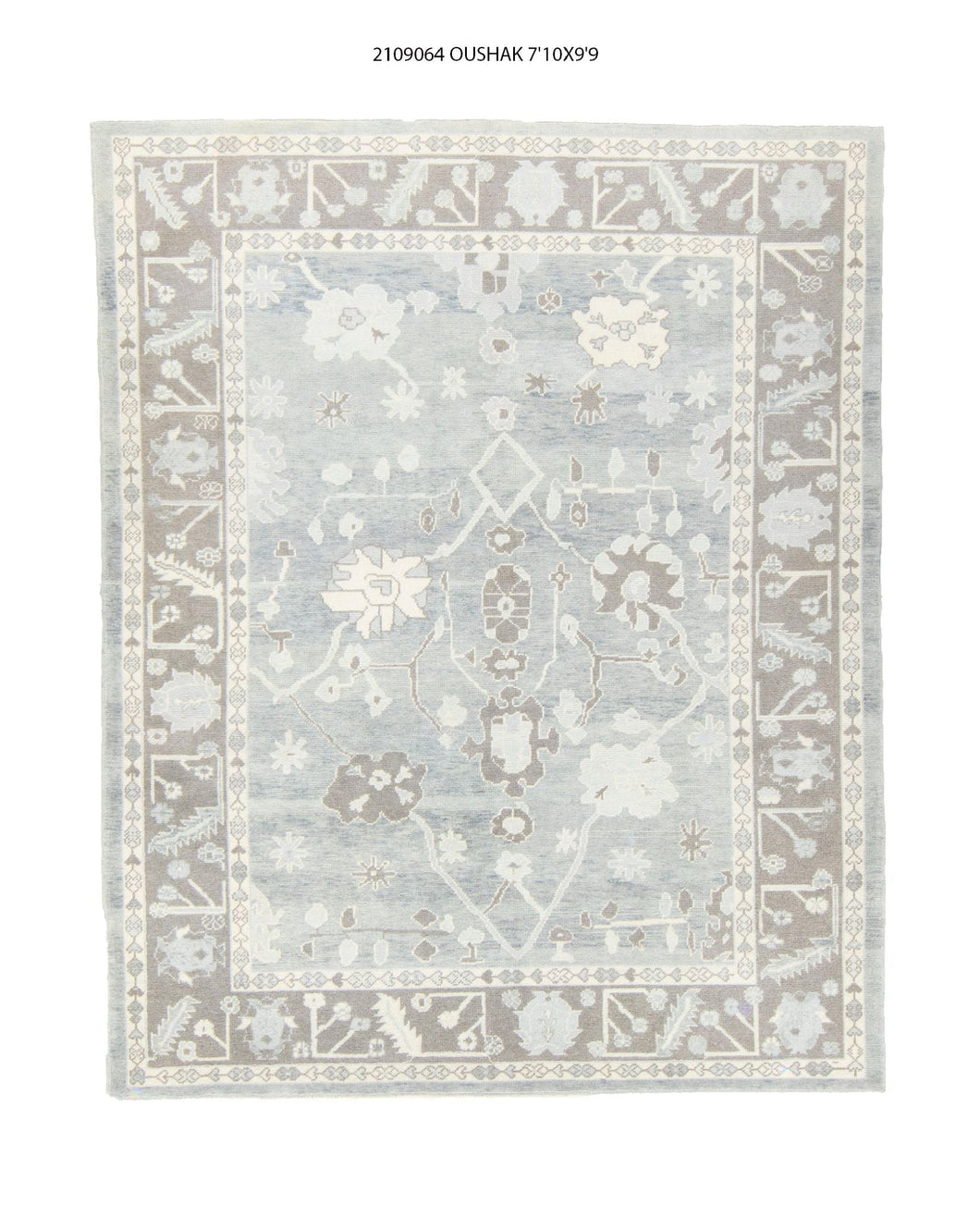 8x10 Modern Oushak Area Rug