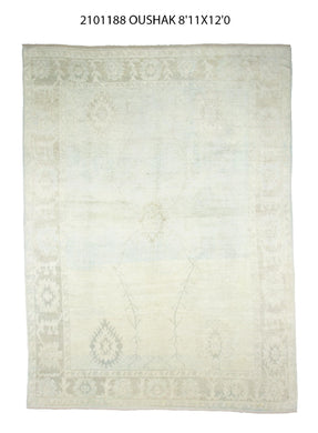 9x12 Modern Oushak Area Rug