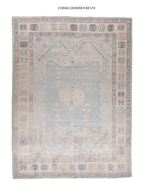 9x12 Modern Oushak Area Rug