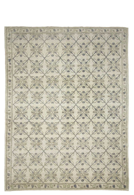 9x12 Modern Turkish Oushak Area Rug