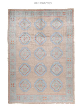 9x13 Moden Oushak Area Rug