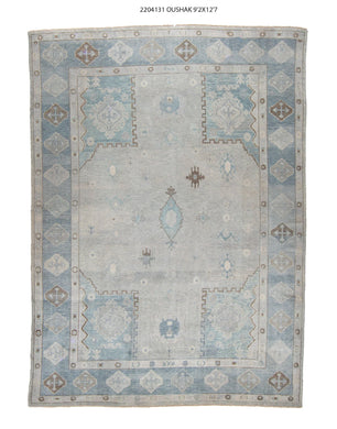 9x13 Modern Oushak Area Rug