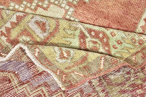 3x5 Red Old & Vintage Turkish Area Rug