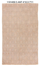 5x8 Blush & Yellow Vintage Turkish Area Rug