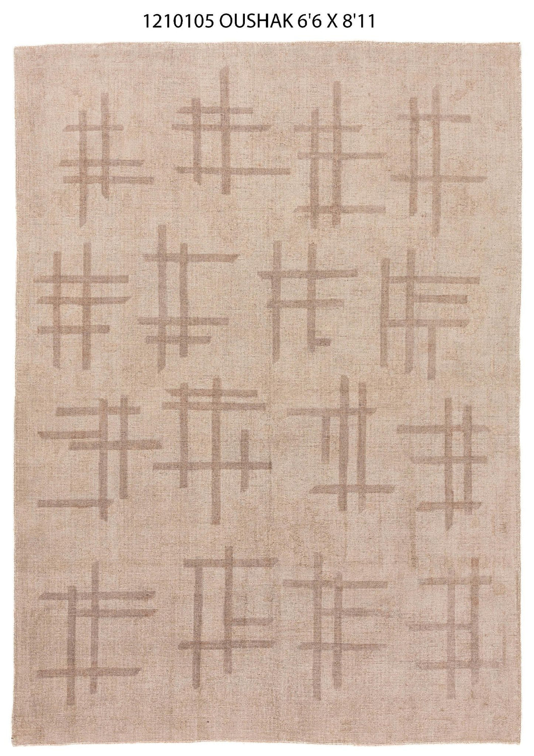 7x9 Modern Oushak Area Rug