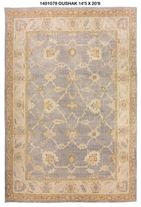14x21 Modern Oushak Area Rug