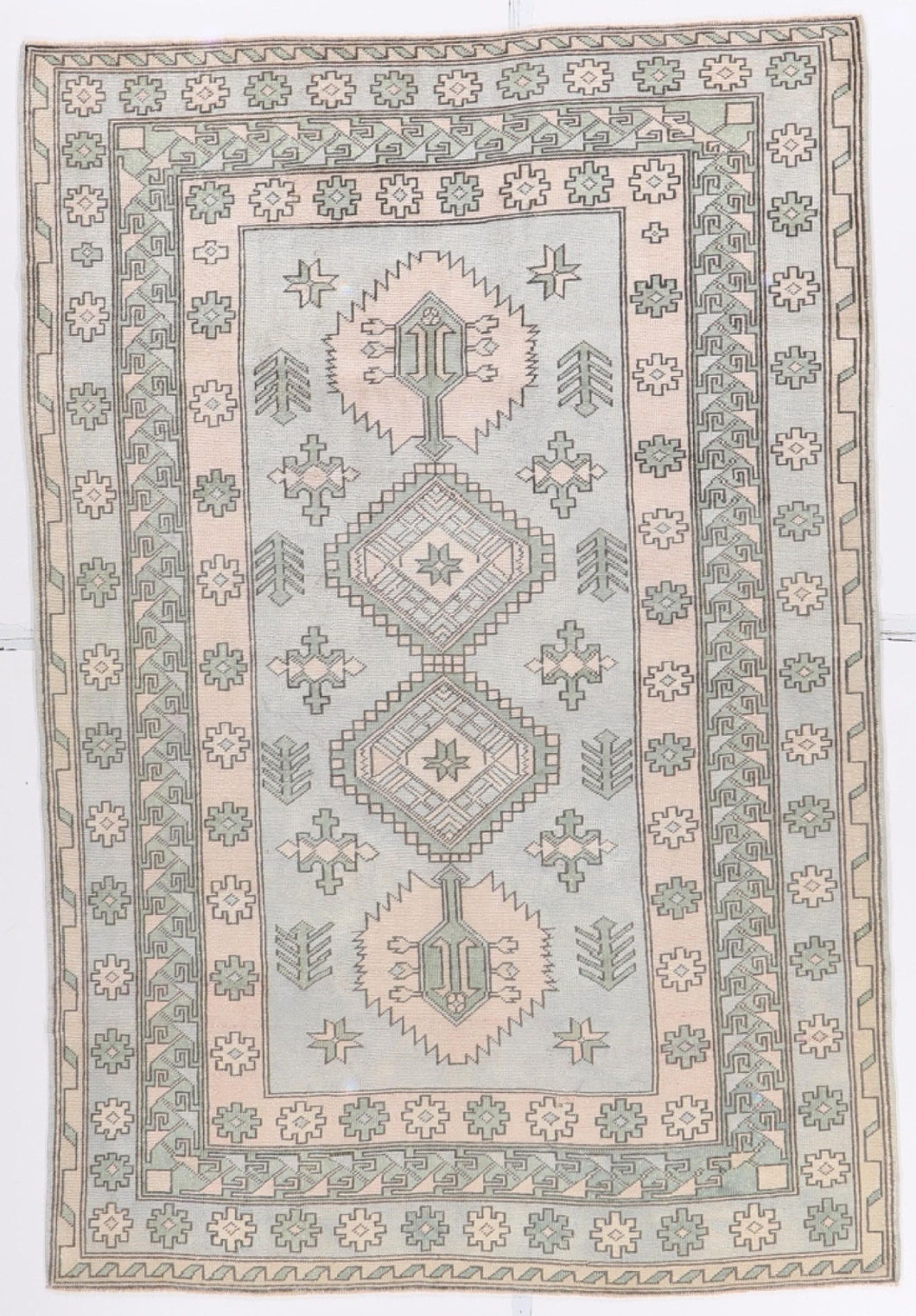 6x9 Old & Vintage Turkish Area Rug