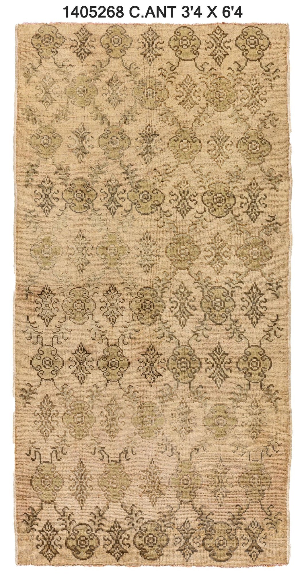 5x7 Soft Vintage Turkish Area Rug