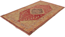 5x10 Red Old & Vintage Turkish Area Rug
