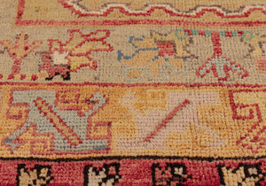 5x10 Red Old & Vintage Turkish Area Rug