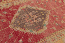 5x10 Red Old & Vintage Turkish Area Rug