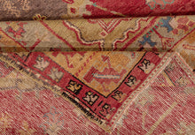 5x10 Red Old & Vintage Turkish Area Rug